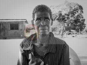 Anziana B&W — Mostra Fotografica Benefica, Associazione Baobab Ticino
